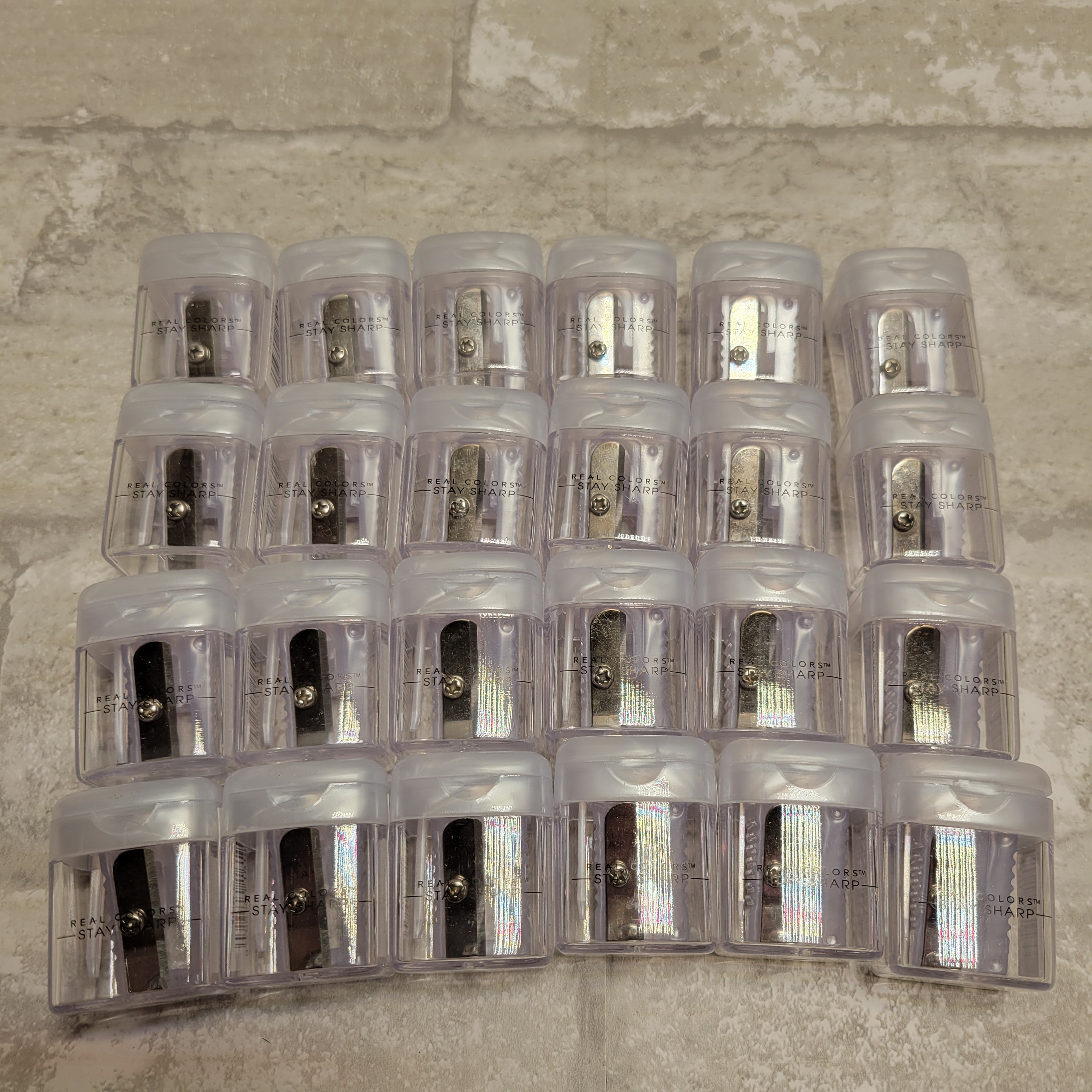 Real Colors Stay Sharp Makeup Sharpener, Small, Lot of 24 (8061492527342)